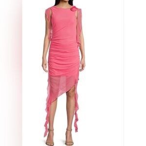 Chelsea & Violet Asymmetrical Pink Dress